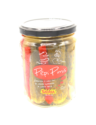 Pepinos Rellenos Pimento (cornichon farci de poivrons - piquant) 450Gr
