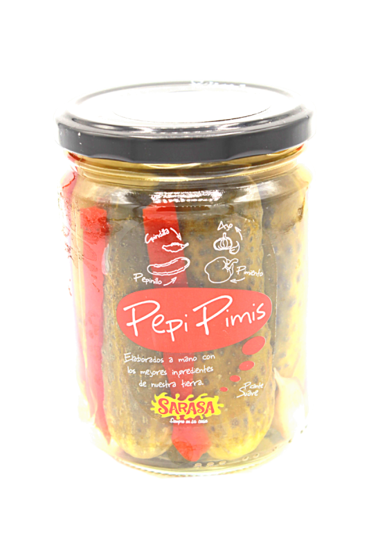 Pepinos Rellenos Pimento (cornichon farci de poivrons - piquant) 450Gr