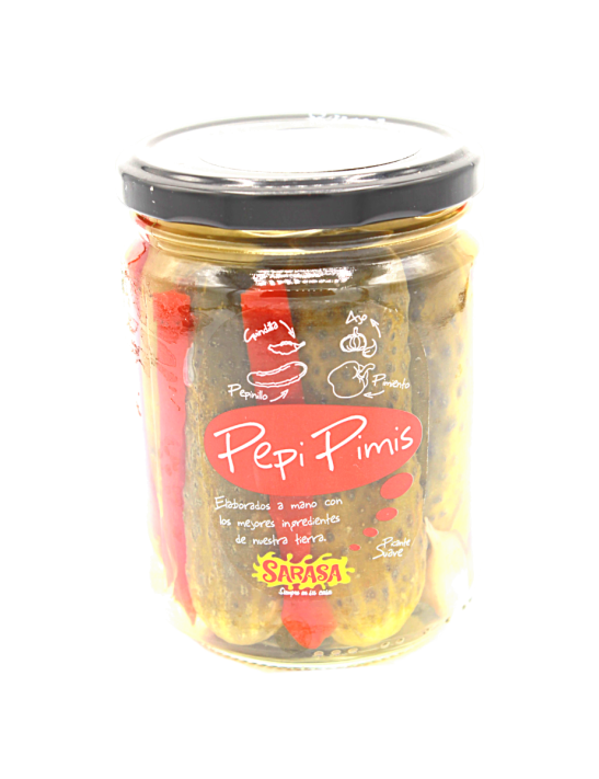 Pepinos Rellenos Pimento (cornichon farci de poivrons - piquant) 450Gr