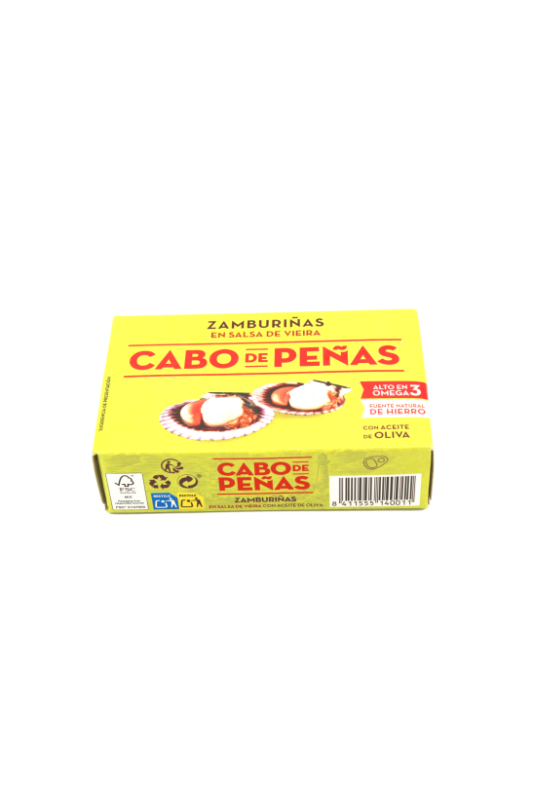 Zamburiñas En Salsa Vieira (Coquillage pétoncle) 120Gr