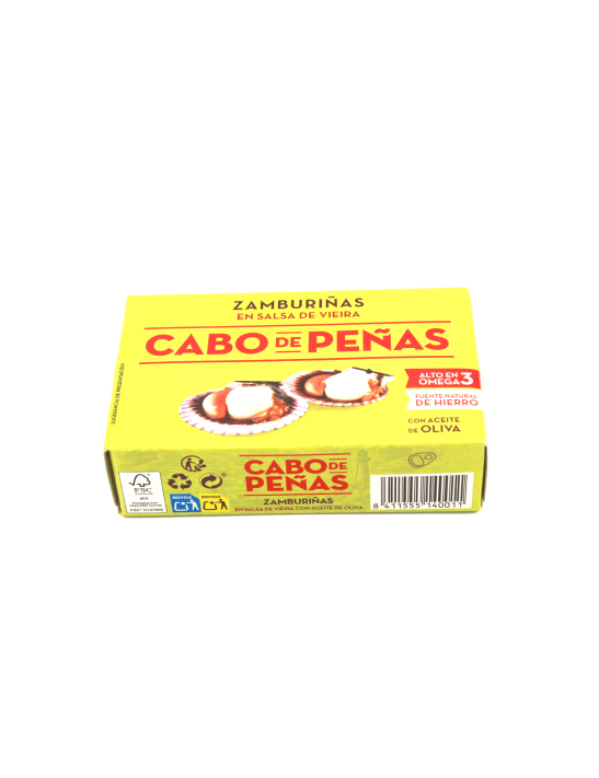 Zamburiñas En Salsa Vieira (Coquillage pétoncle) 120Gr
