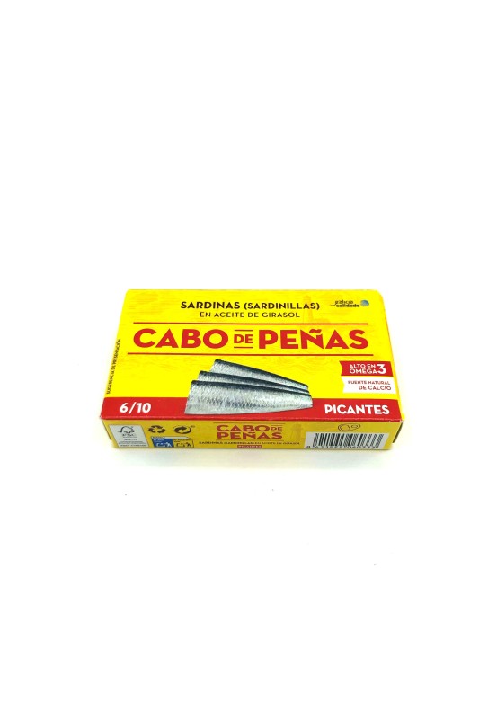 Sardinas En Aceite Vegetal Piquantes (sardines piquantes en huile girasol) 100Gr