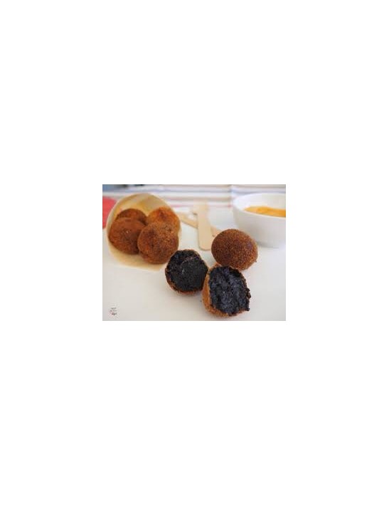 Croquettes calamar à l'encre de seiche