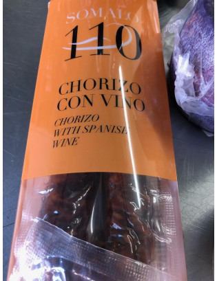 Chorizo au vin rouge (prix/unité/200g)