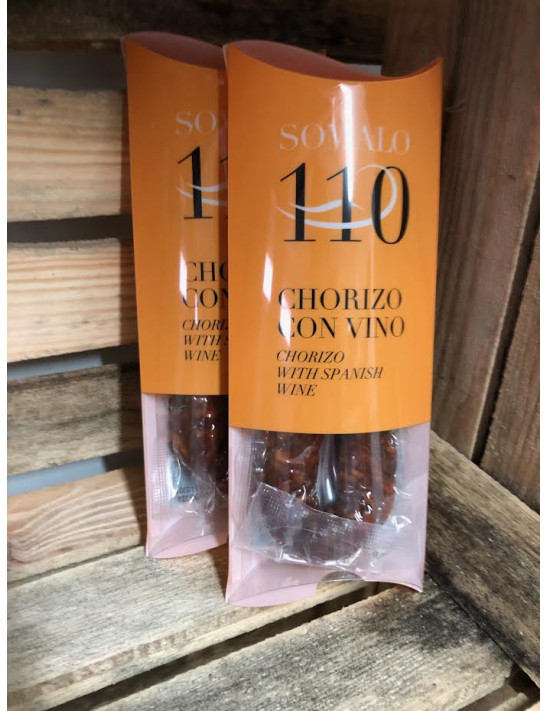 Chorizo au vin rouge (prix/unité/200g)