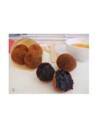 Croquettes calamar à l'encre de seiche