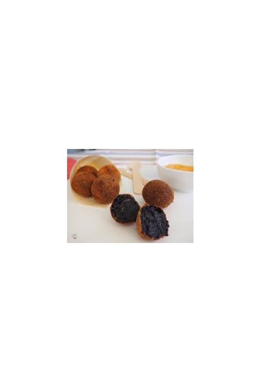Croquettes calamar à l'encre de seiche