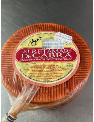 Queso De Cabra au Pimenton (Chèvre saveur pimenton) 1kg
