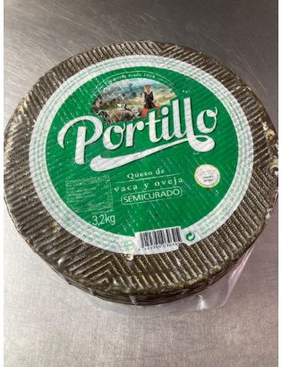 Queso Manchego 2 Leches Semi Curado 3.2kg