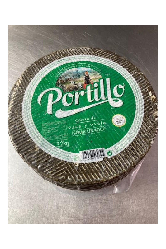 Queso Manchego 2 Leches Semi Curado 3.2kg
