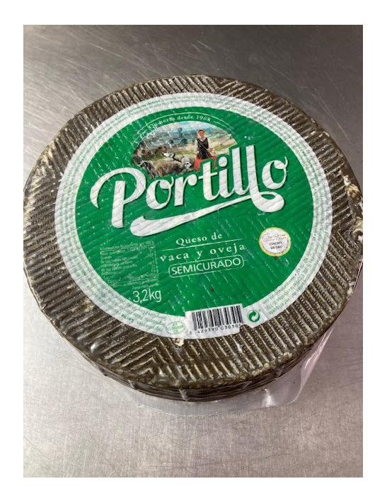 Queso Manchego 2 Leches Semi Curado 3.2kg
