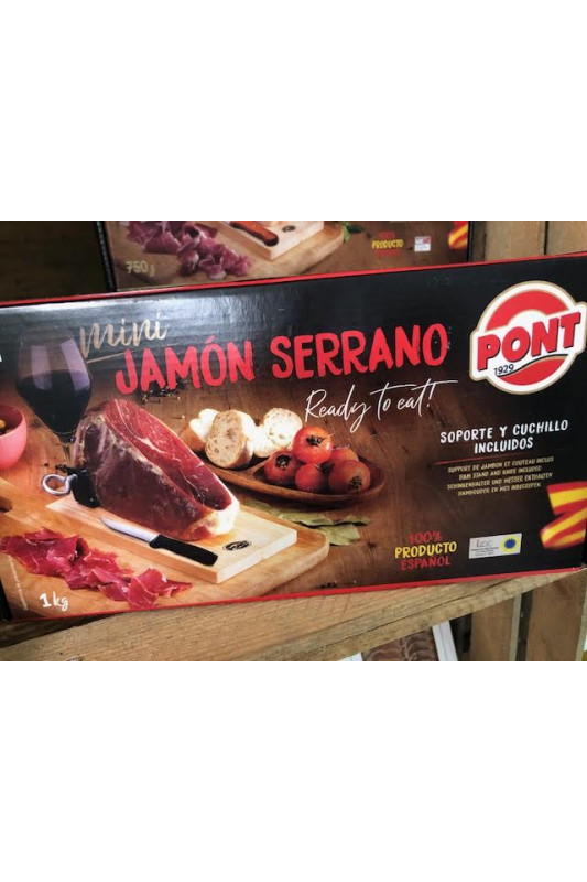 Mini Serrano avec support et couteau (prix/unité)