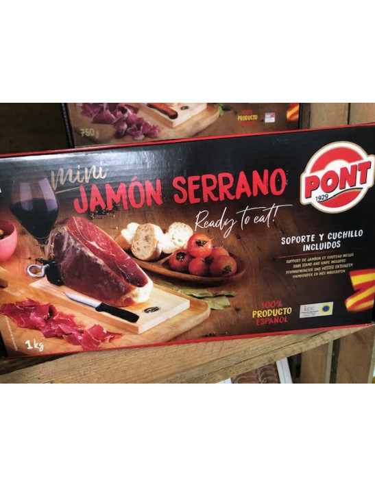 Mini Serrano avec support et couteau (prix/unité)