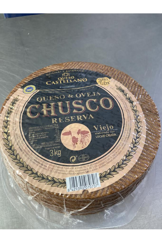 Queso Manchego Puro Oveja Viejo +/- 3kg