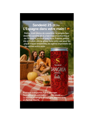 Sangria Sandevid, 25cl